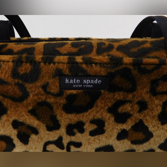 Kate Spade Rare Leopard print shoulder bag handbag tote in excellent condition - Picture 4 of 12